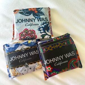 Johnny Was Reusable Shopping Tote Bags 
3 for $36